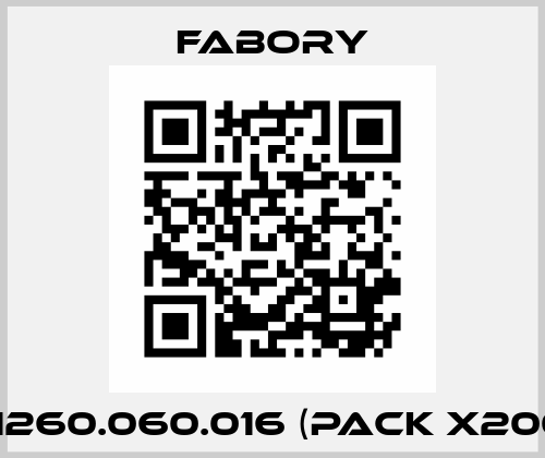 51260.060.016 (pack x200) Fabory