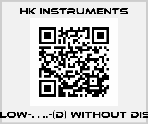 DPT-FLOW-….-(D) without display HK INSTRUMENTS