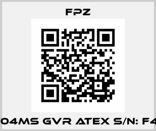 SCL K04MS GVR Atex S/N: F44725 Fpz