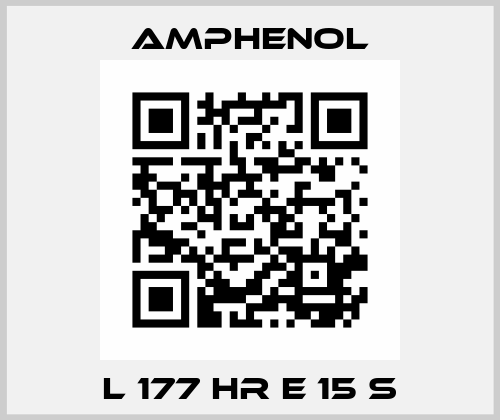L 177 HR E 15 S Amphenol