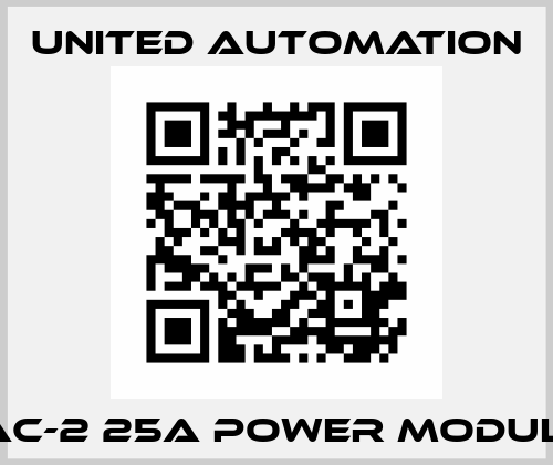 PAC-2 25A POWER MODULE  United Automation