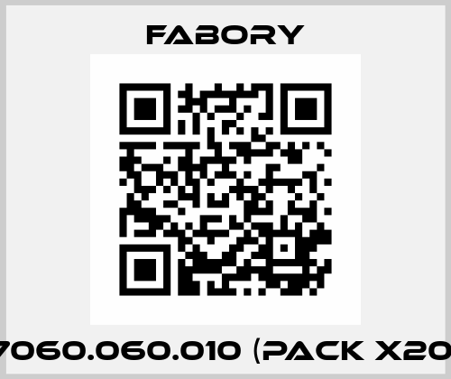 07060.060.010 (pack x200) Fabory