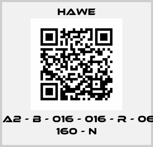 WP9 - A2 - B - 016 - 016 - R - 06 - NB - 160 - N Hawe