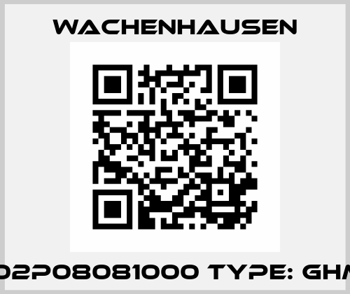 p/n: 02P08081000 type: GHM 8 Z Wachenhausen
