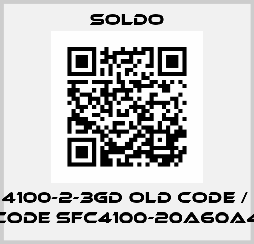 SFC 4100-2-3GD old code / new code SFC4100-20A60A4 Soldo