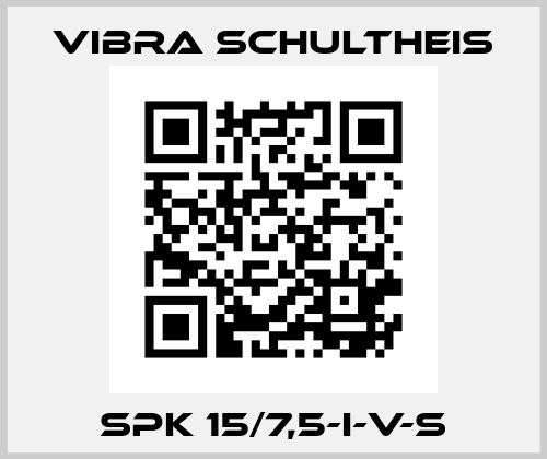 SPK 15/7,5-I-V-S Vibra Schultheis