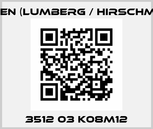 3512 03 K08M12 Lumberg (Belden)