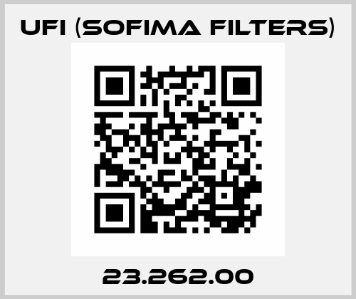 23.262.00 Ufi (SOFIMA FILTERS)
