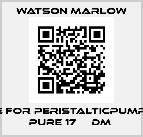 POSE FOR PERISTALTICPUMP STA PURE 17ММ DM  Watson Marlow