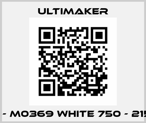 TPU - M0369 White 750 - 215194 Ultimaker