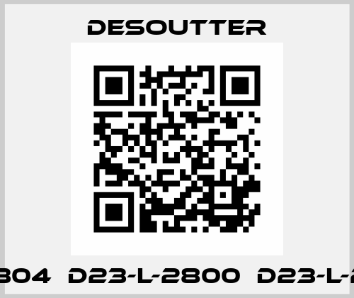 1363304  D23-L-2800  D23-L-2800 Desoutter