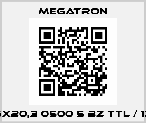 SPM 6x20,3 0500 5 BZ TTL / 134057 Megatron
