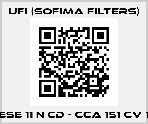 ESE 11 N CD - CCA 151 CV 1 Ufi (SOFIMA FILTERS)