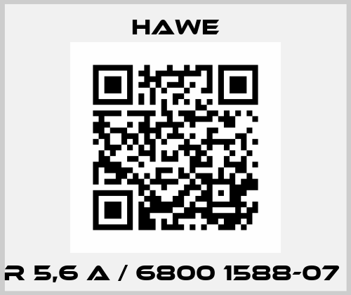 R 5,6 A / 6800 1588-07  Hawe