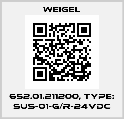 652.01.211200, Type: SUS-01-G/R-24VDC Weigel