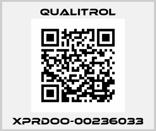 XPRDOO-00236033 Qualitrol