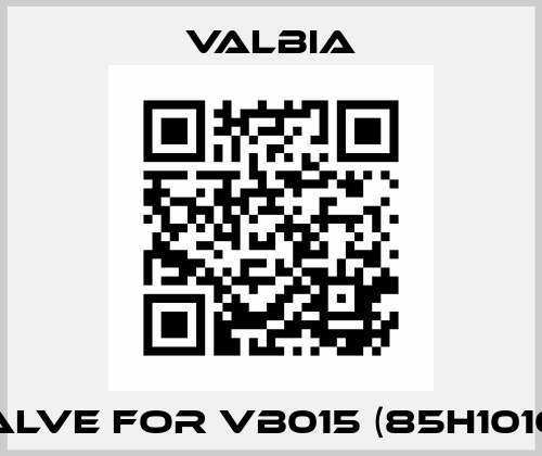 Valve for VB015 (85H10101) Valbia