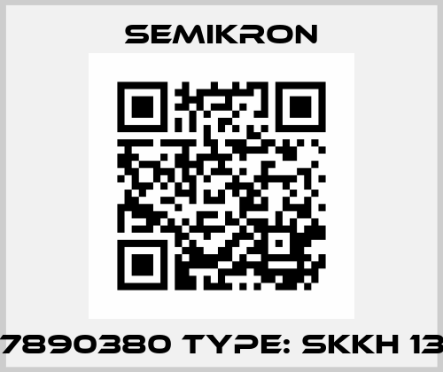 P/N: 07890380 Type: SKKH 132/16 E Semikron