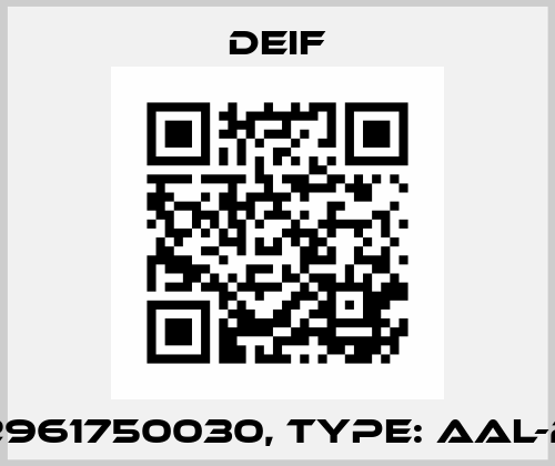 2961750030, Type: AAL-2 Deif