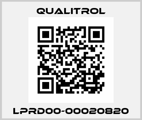 LPRD00-00020820 Qualitrol