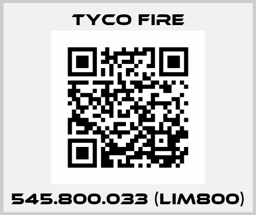 545.800.033 (LIM800) Tyco Fire