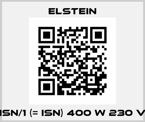 ISN/1 (= ISN) 400 W 230 V Elstein