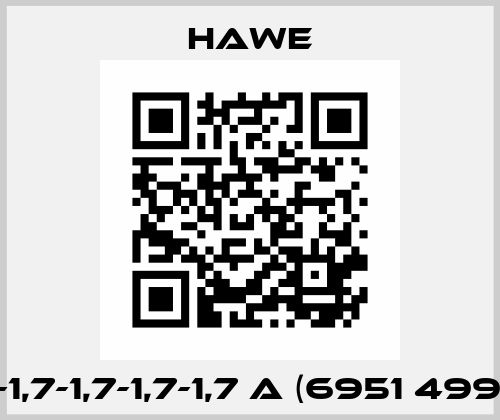 R 3,3-1,7-1,7-1,7-1,7 A (6951 4990-00) Hawe