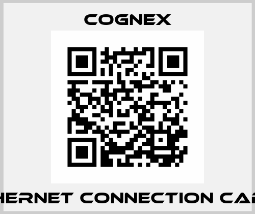 Ethernet connection cable Cognex