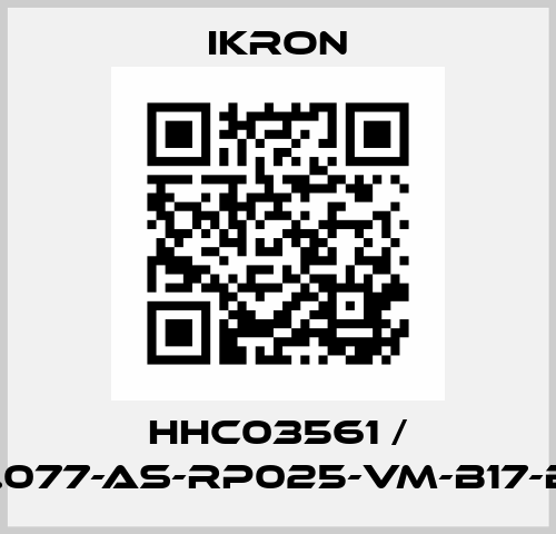 HHC03561 / HEK02-20.077-AS-RP025-VM-B17-B-90l/min. Ikron