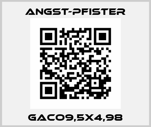 GACO9,5X4,98 Angst-Pfister