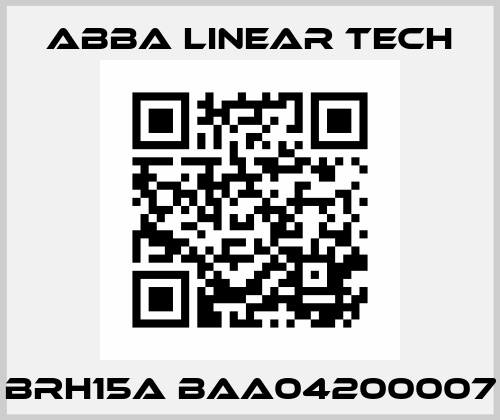 BRH15A BAA04200007 ABBA Linear Tech
