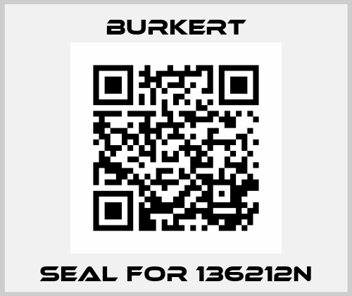 Seal For 136212N Burkert