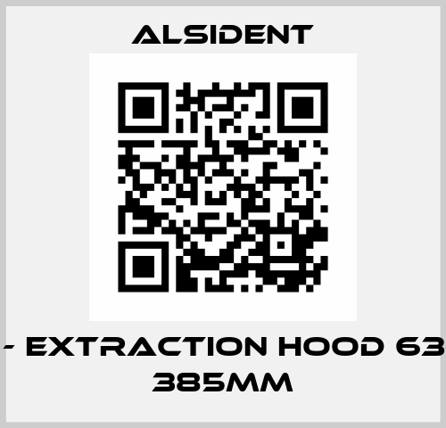 15747 - Extraction hood 63-CB, Ø 385mm Alsident