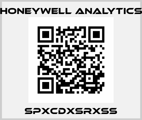 SPXCDXSRXSS Honeywell Analytics