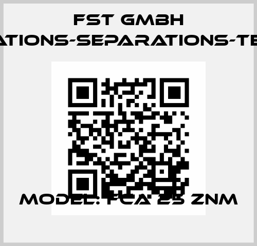 Model: FCA 25 ZNM FST