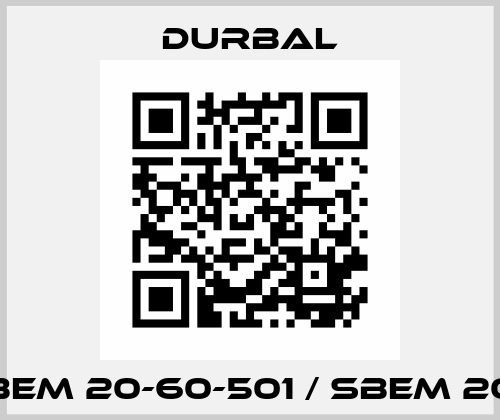 BEM 20-60-501 / SBEM 20 Durbal