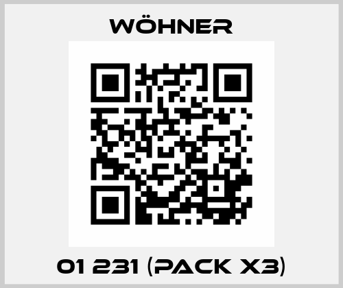 01 231 (pack x3) Wöhner
