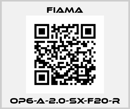 OP6-A-2.0-SX-F20-R Fiama