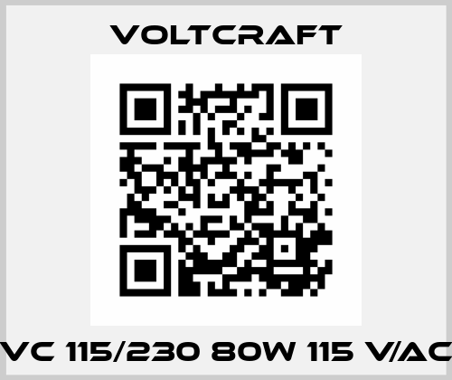 VC 115/230 80W 115 V/AC Voltcraft