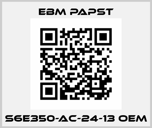 S6E350-AC-24-13 OEM EBM Papst
