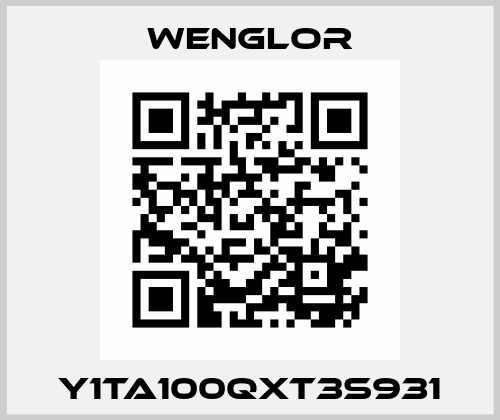 Y1TA100QXT3S931 Wenglor