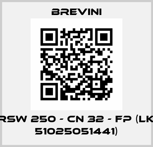 ARSW 250 - CN 32 - FP (LKM 51025051441) Brevini