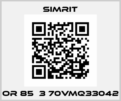 OR 85х3 70VMQ33042 SIMRIT