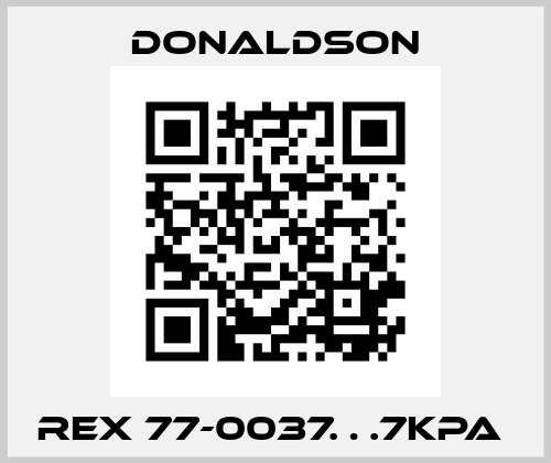 REX 77-0037…7KPA  Donaldson
