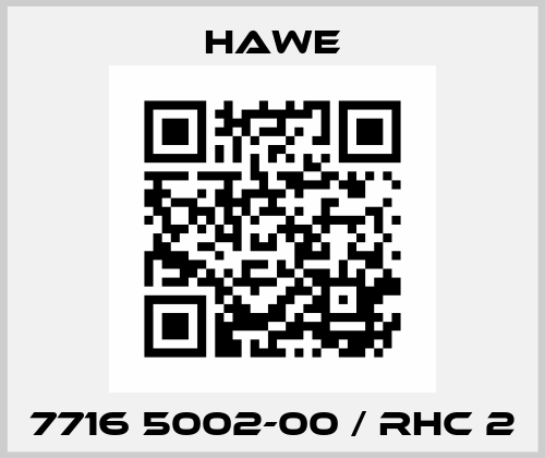 7716 5002-00 / RHC 2 Hawe