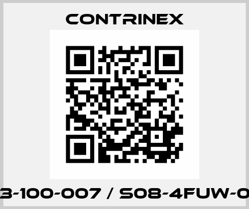 623-100-007 / S08-4FUW-020 Contrinex
