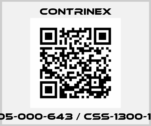 605-000-643 / CSS-1300-113 Contrinex
