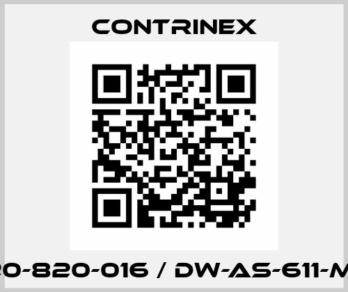 320-820-016 / DW-AS-611-M12 Contrinex