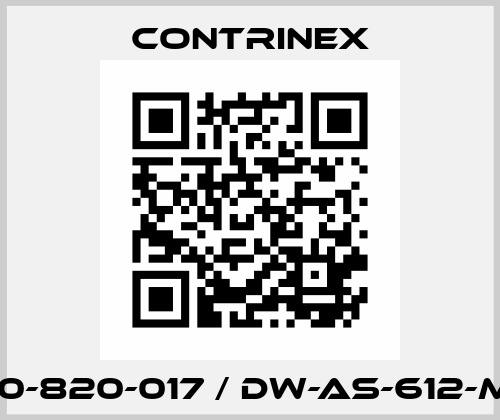 320-820-017 / DW-AS-612-M12 Contrinex