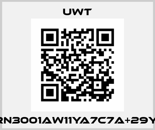 RN3001AW11YA7C7A+29Y  Uwt